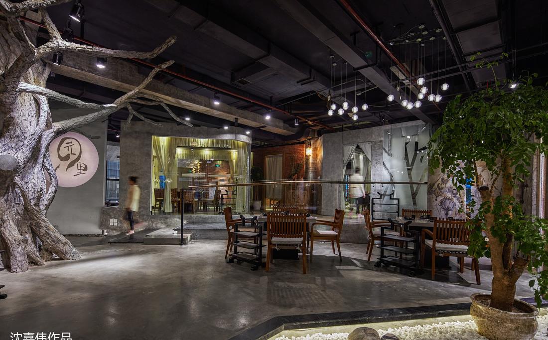 火锅店丨沈嘉伟设计作品—园里火锅-18