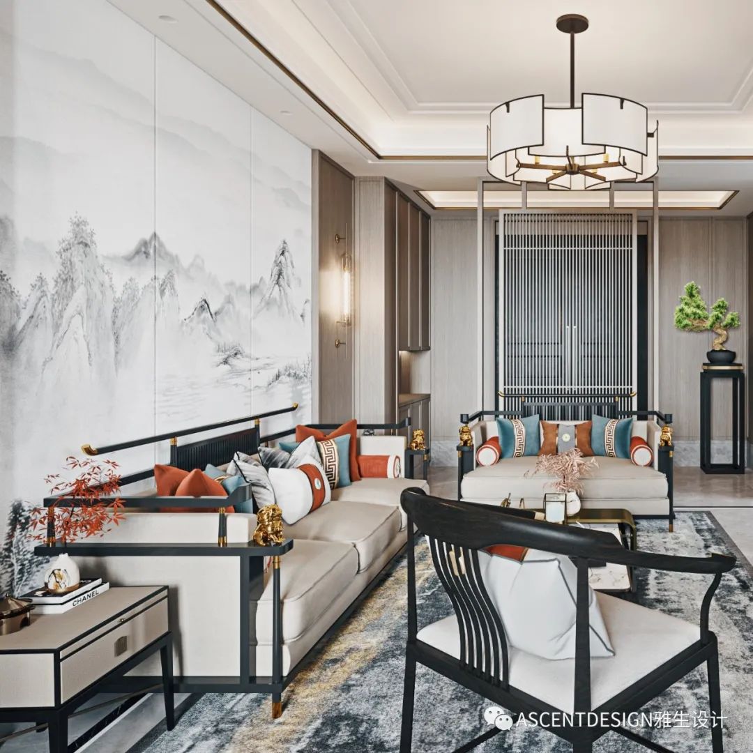 绍兴柯桥诗意东方雅苑，传统美学与现代生活的完美融合-8