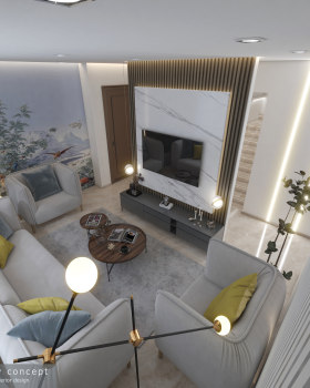 Small Livingroom with stair