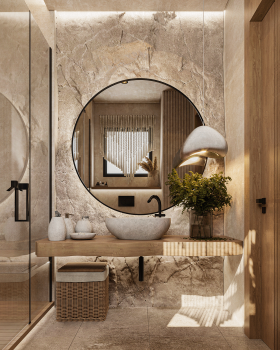 SIMPLE YET ELEGANT 浴室设计丨埃及开罗丨Mohamed Khaled