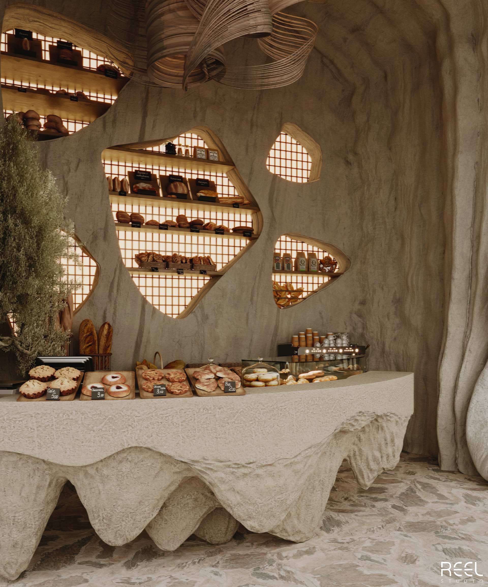 面包店与咖啡馆设计丨沙特阿拉伯丨Reel Studio-25