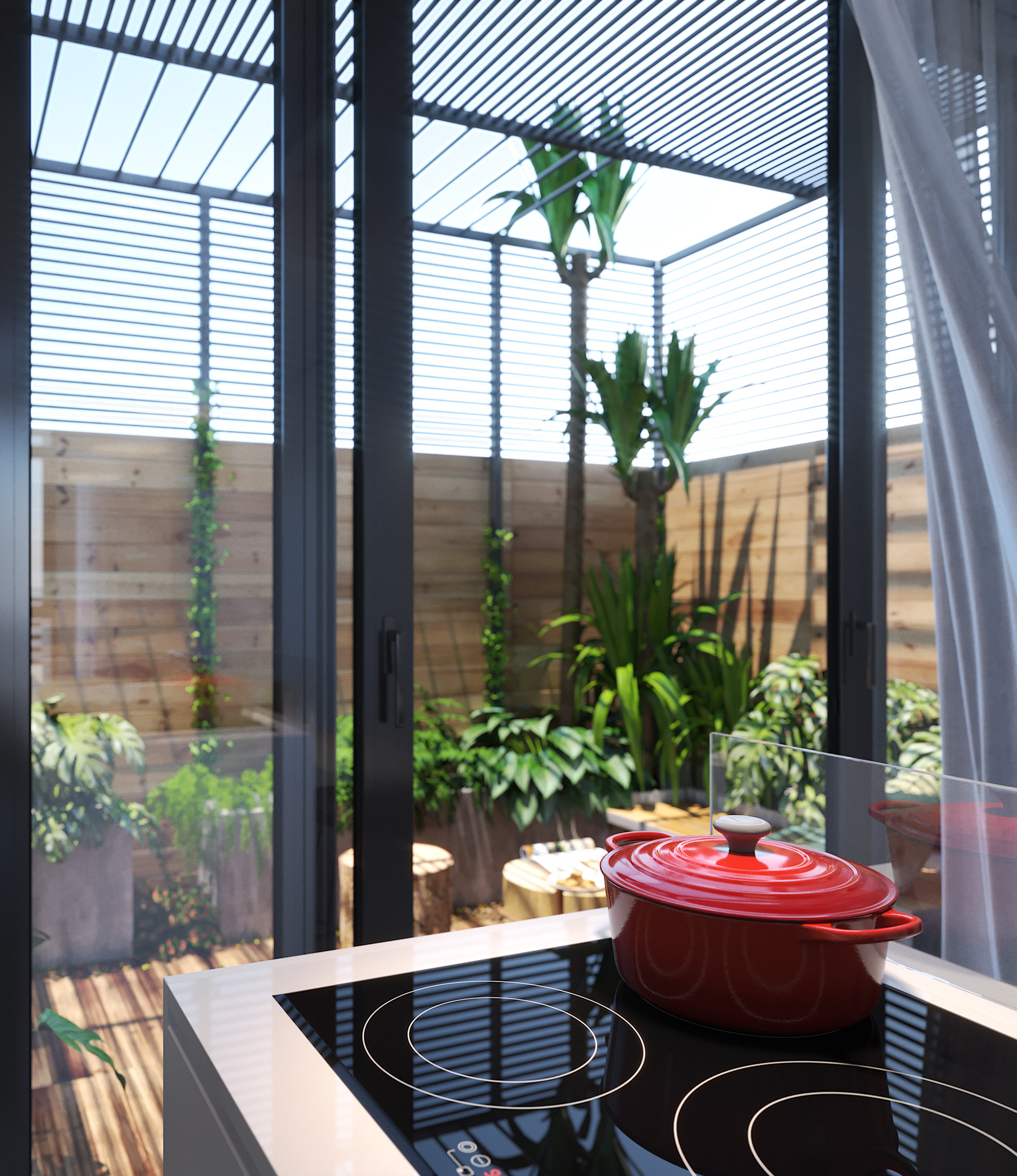 原木与植物的完美结合，打造自然派家居空间-6