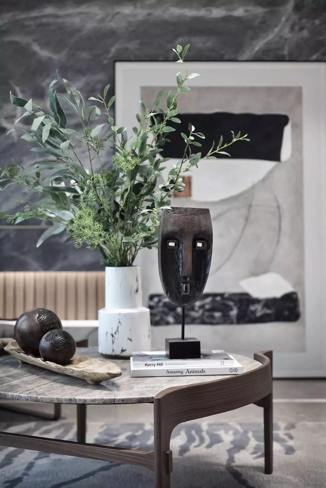 高级灰住宅——中南樾府高层样板间  重庆涟漪设计-14