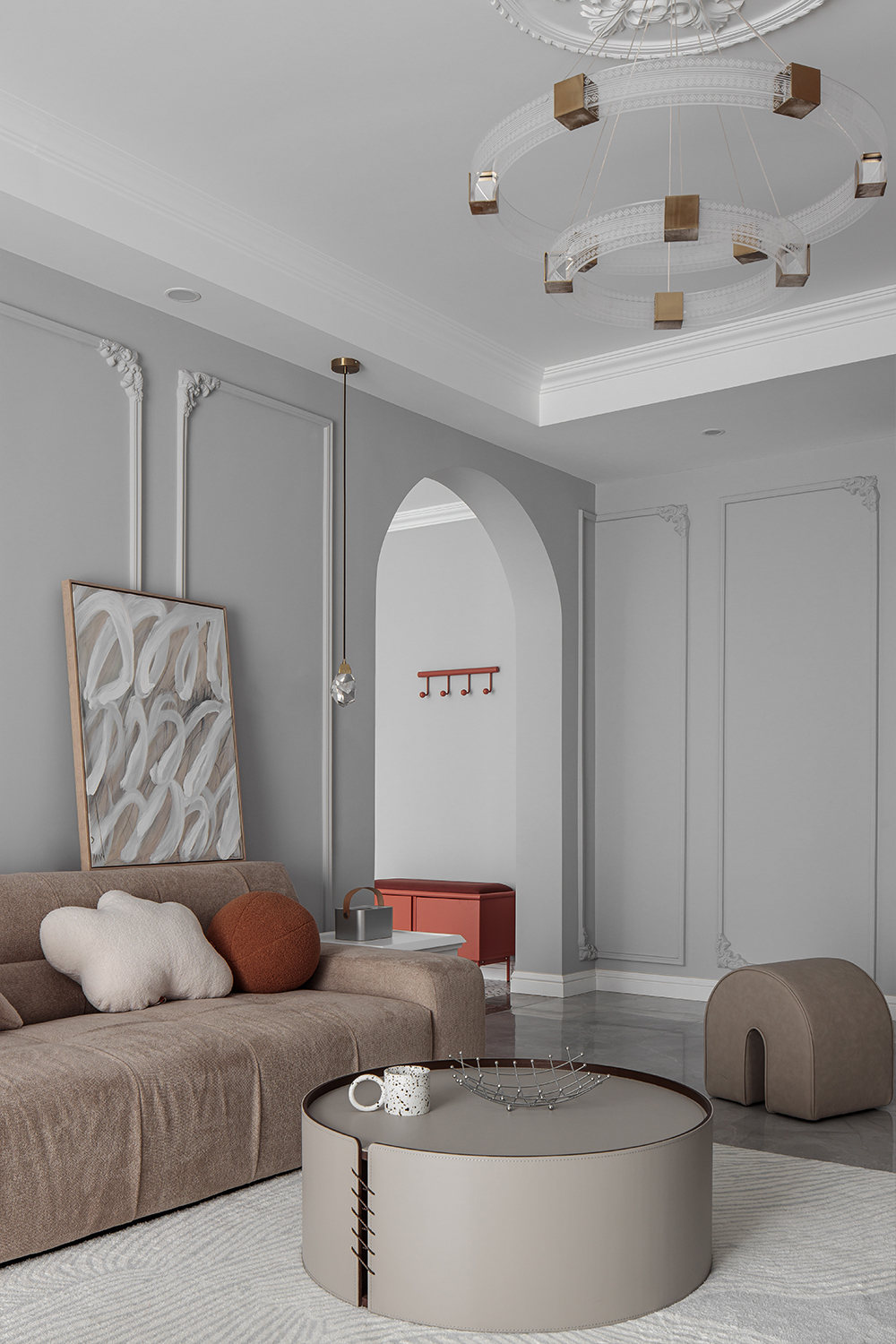 浪漫法式公寓设计丨喜屋设计-21