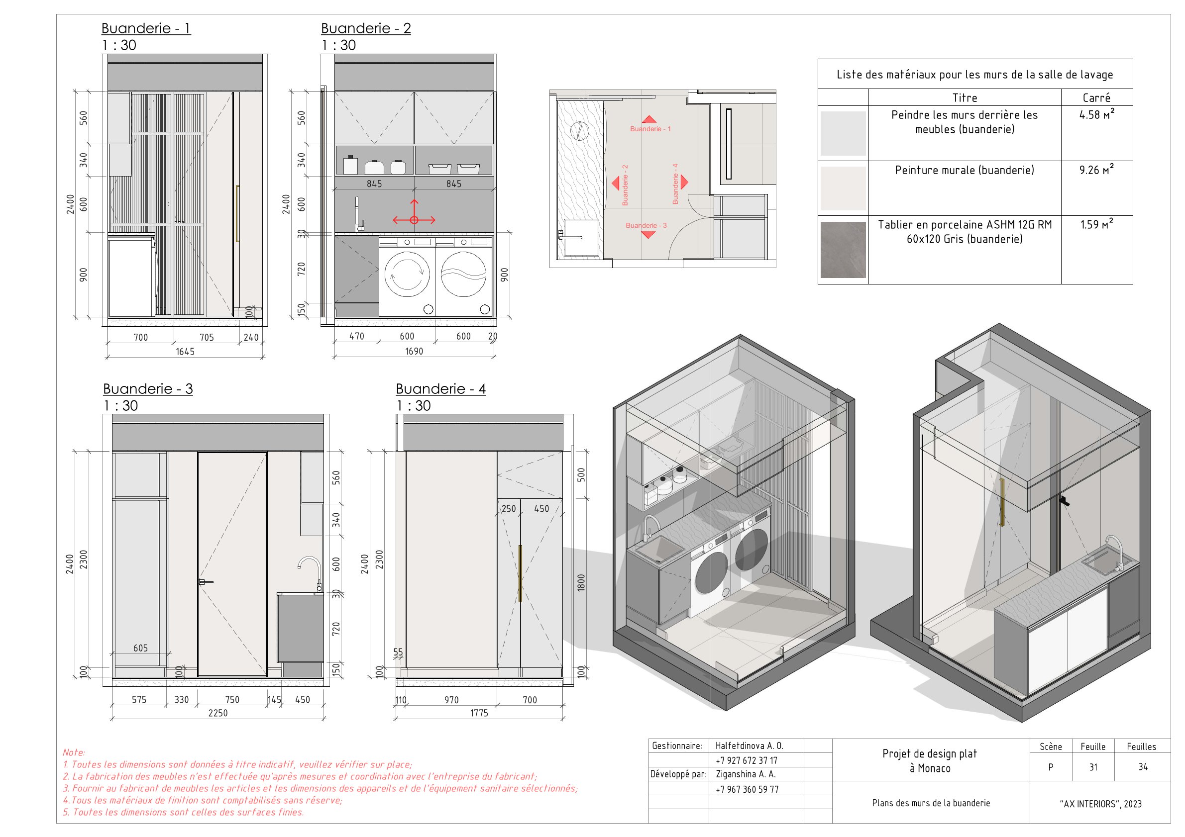 Working documentation of Monaco apartment-30