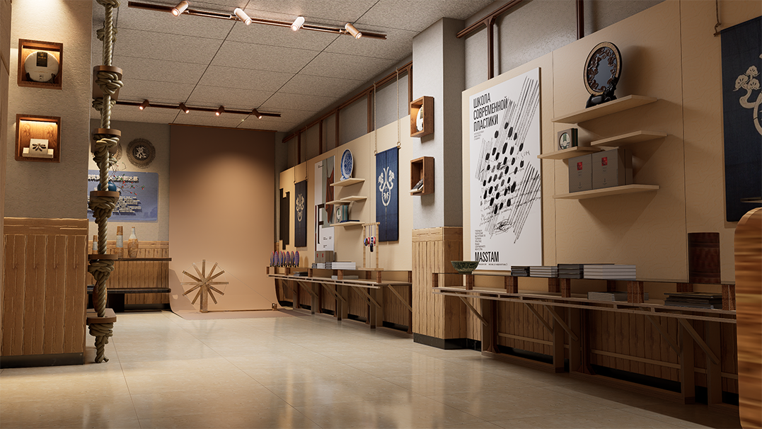 内蒙古那达慕小展厅设计-4