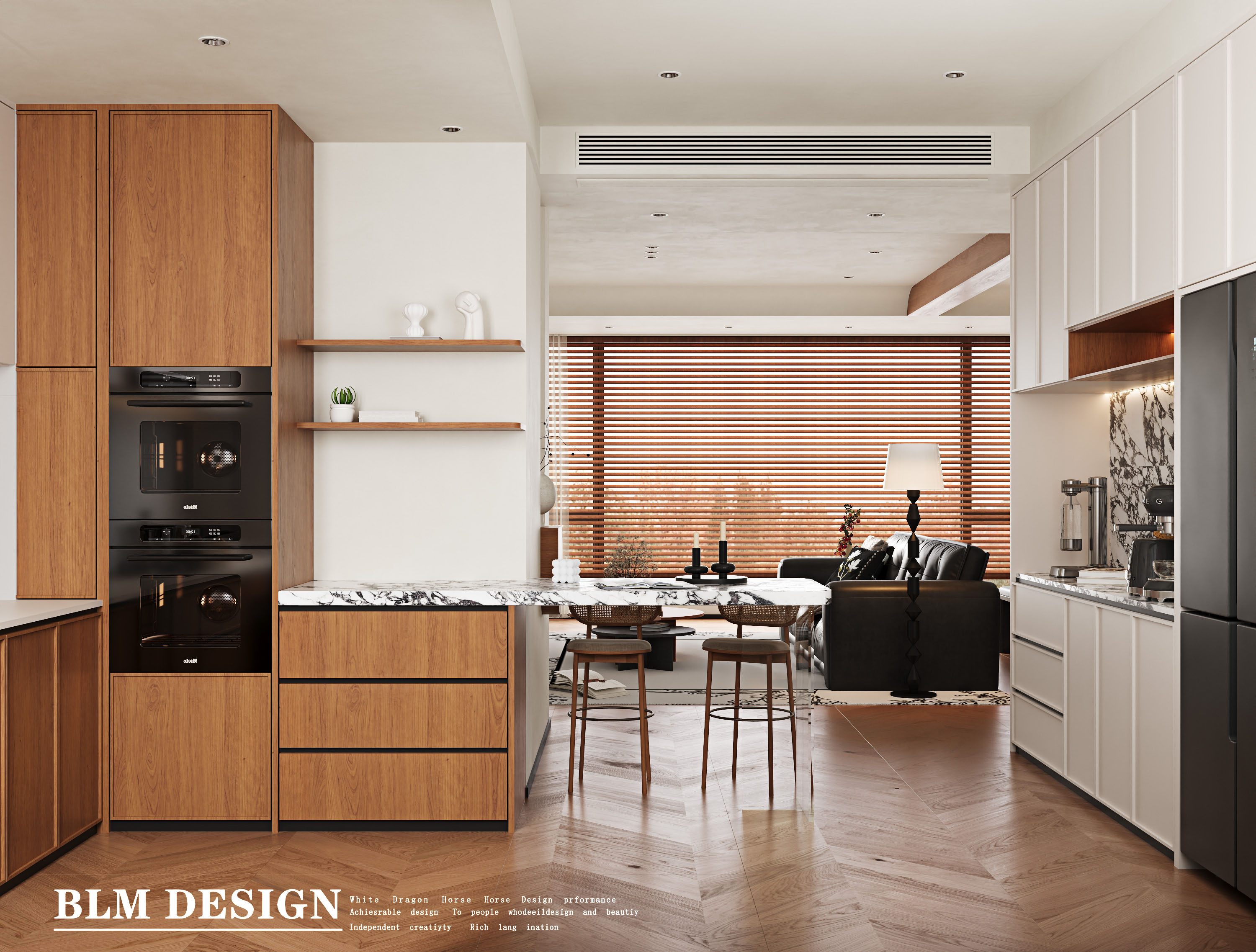 中古现代  白龙马效果图项目-11