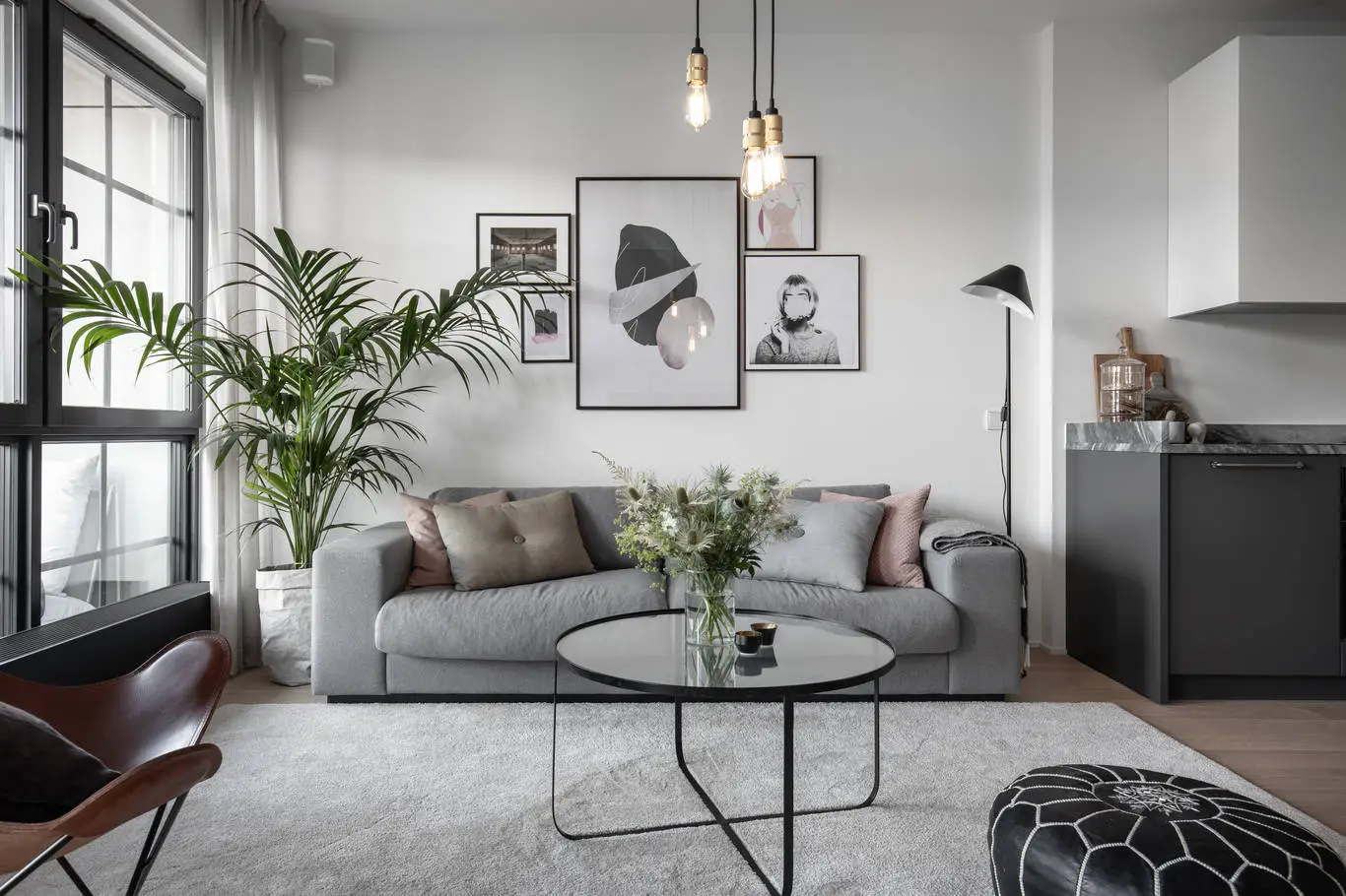 瑞典工业风公寓设计，旧厂房变时尚家居-3