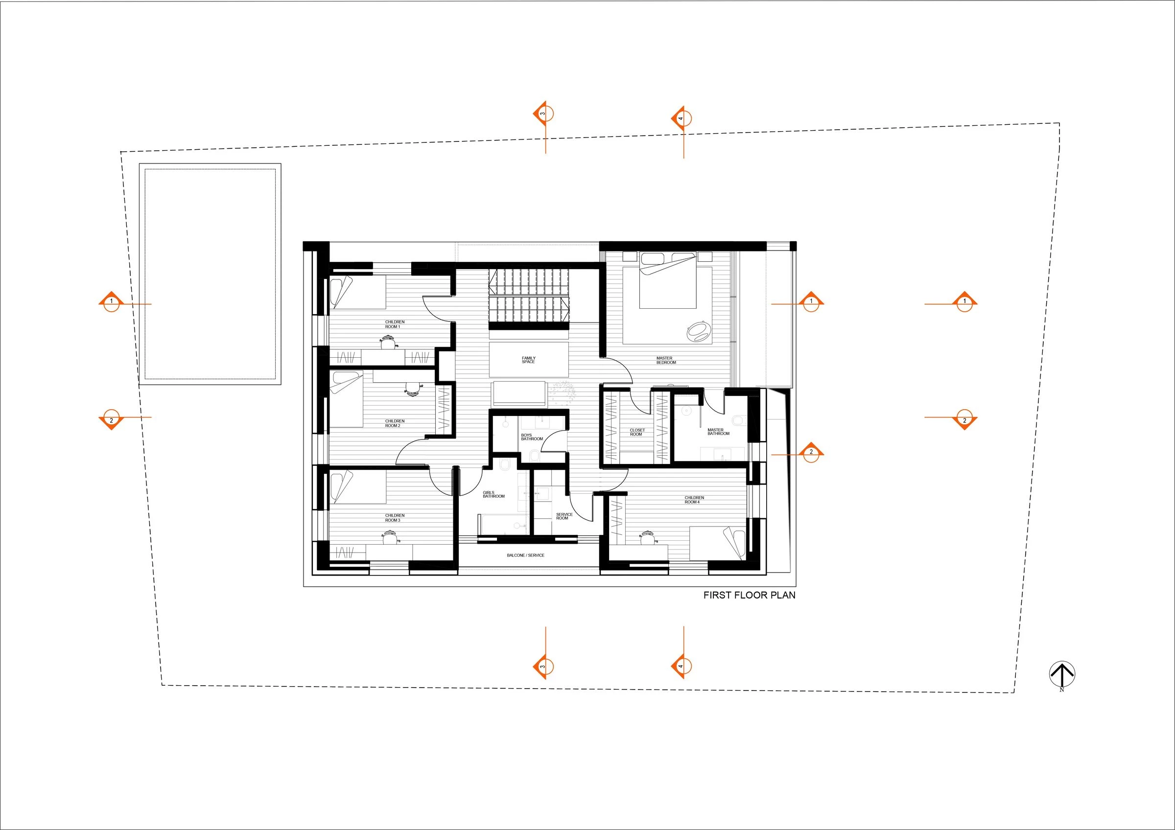 以色列特拉维夫互锁盒子住宅-37