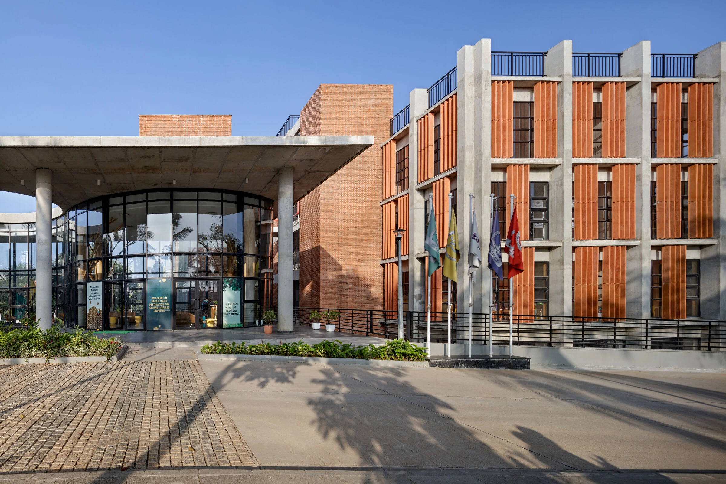 Euro School Bannerghatta 学校丨印度班加罗尔丨Vijay Gupta Architects-41