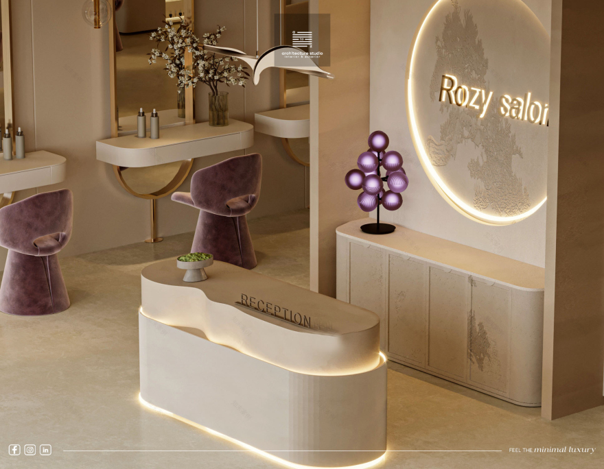 Beauty Clinc Reception(美容诊所接待处)丨沙特阿拉伯利雅得丨A2Z Architects-12