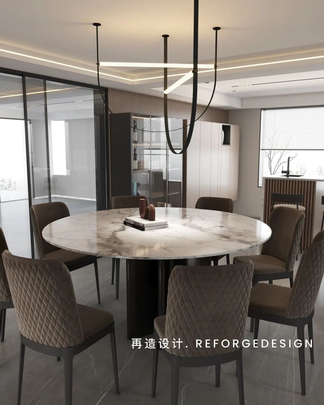 水墨之间 · 台州三门 900㎡现代私宅设计丨中国台州丨再造设计-28