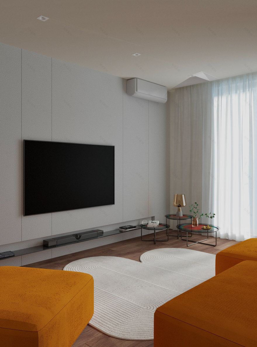 年轻情侣公寓设计项目丨乌克兰基辅丨Diana Chehaieva-15