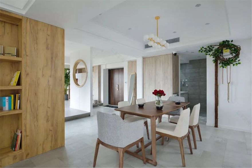 130㎡自然风复式 城市空间设计-27