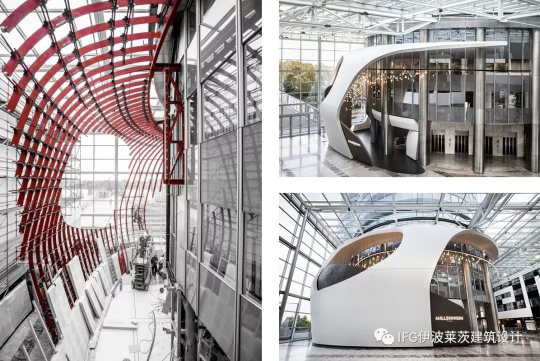 维也纳千禧塔大堂“贝壳”改造，优雅划分功能区域-12