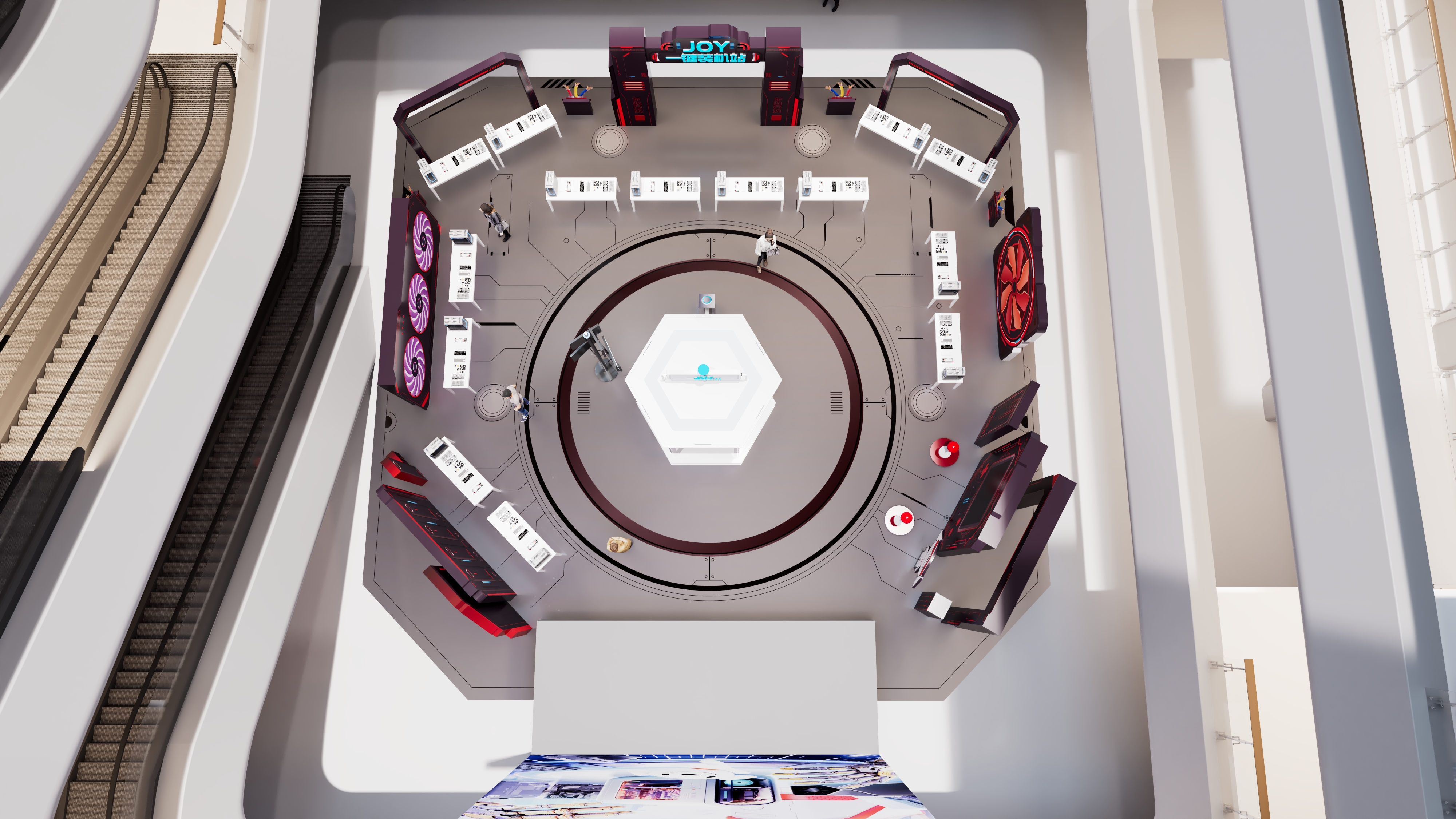 电脑装机美陈展示-1