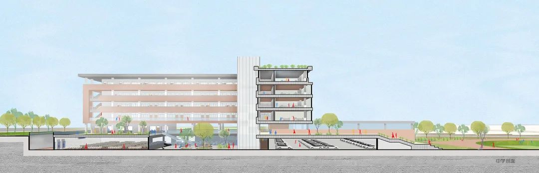 铜陵市十五中西湖校区及师范附小新校区丨中国铜陵丨安徽地平线建筑设计有限公司-79