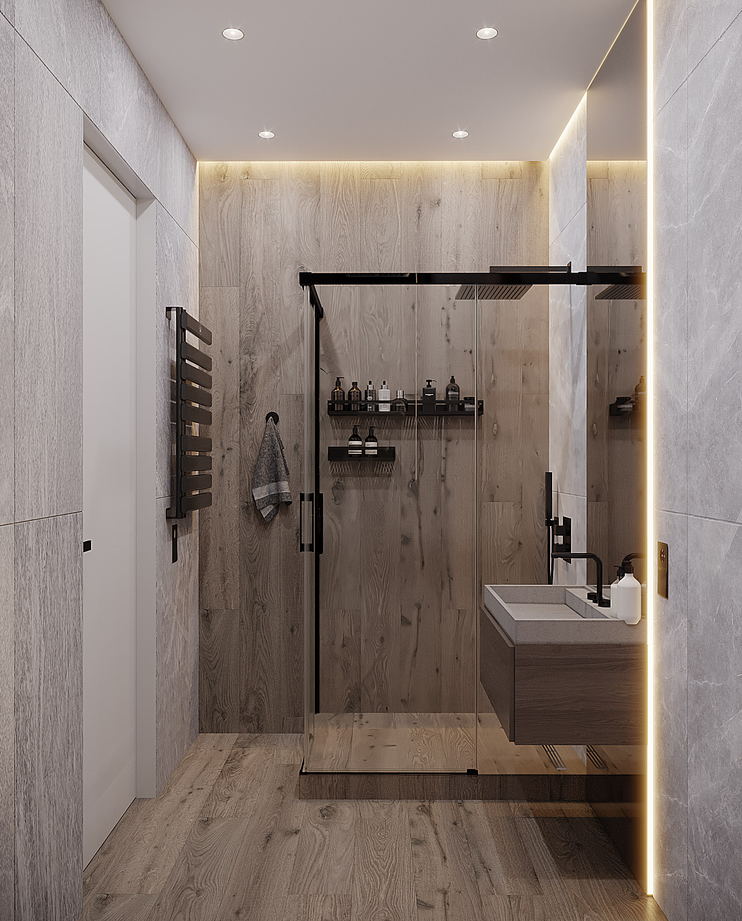 Дизайн квартири 46 м2 (світлий варіант)-6