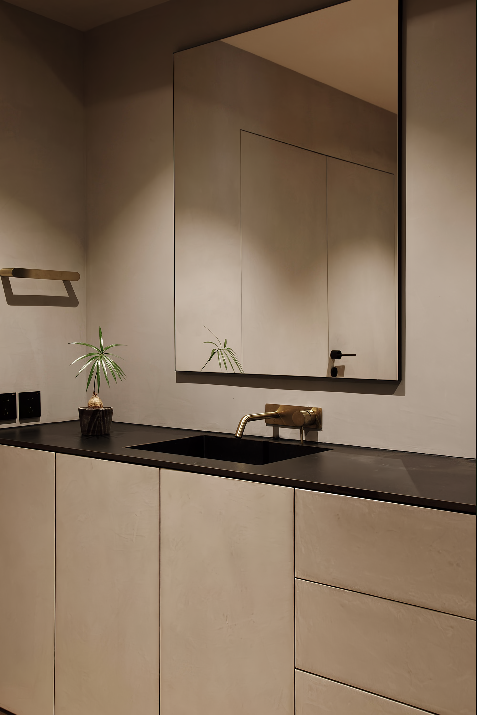 黑金色调的家丨中国北京丨NOTHING DESIGN-47