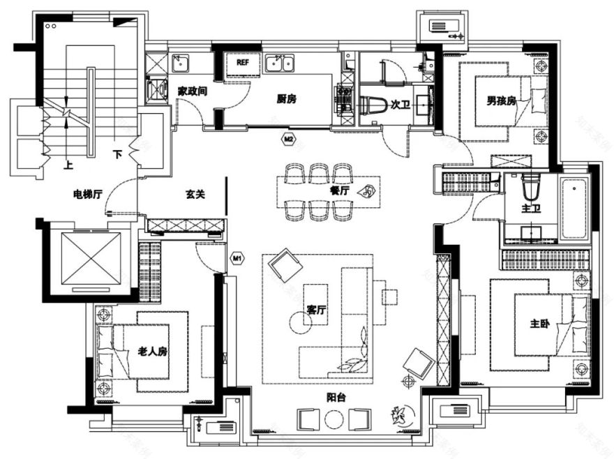 金地·悦城大境样板间 | 现代风格,艺术与生活的完美结合-7