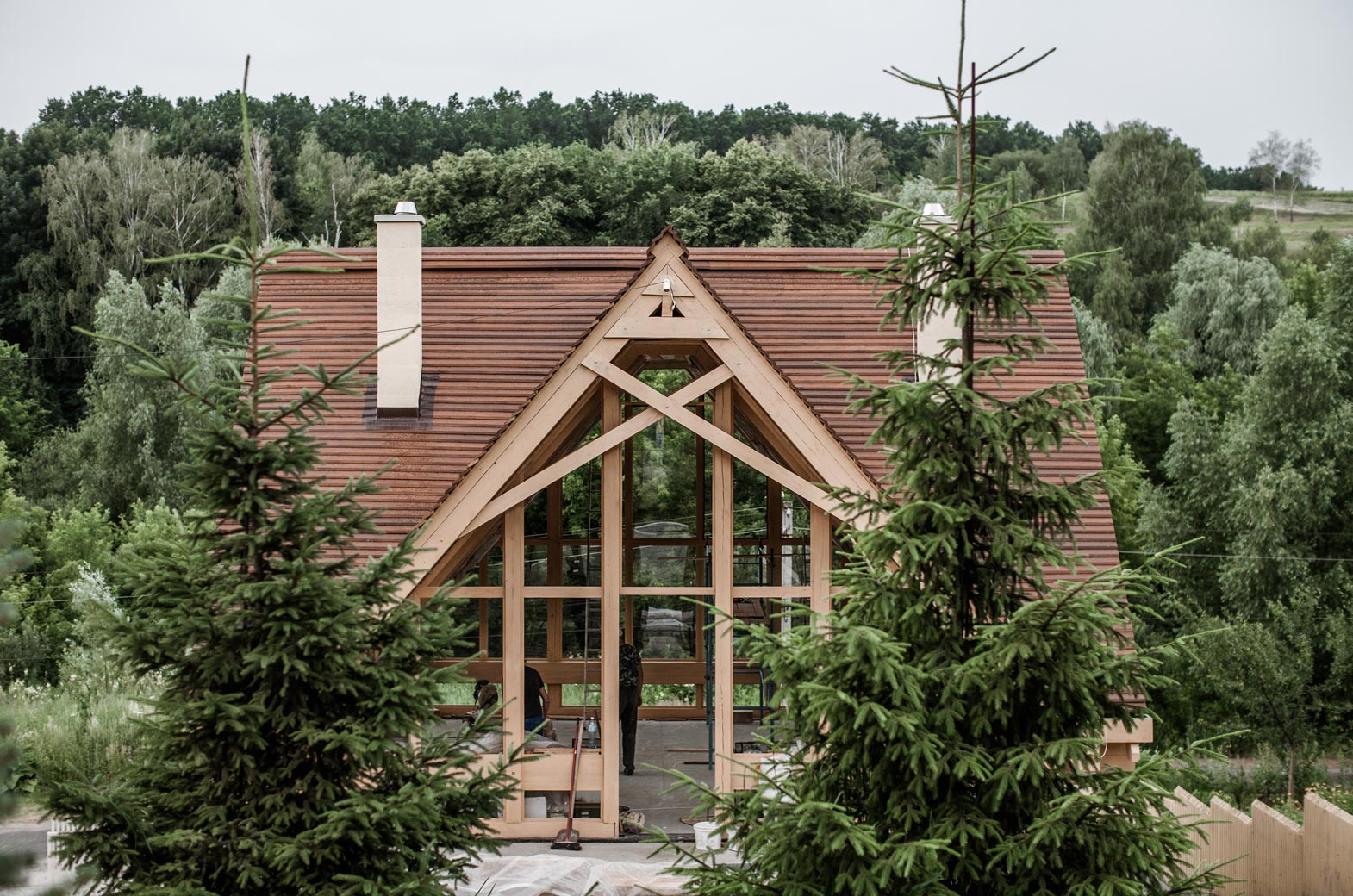 山中的一间起居室丨乌克兰基辅-6