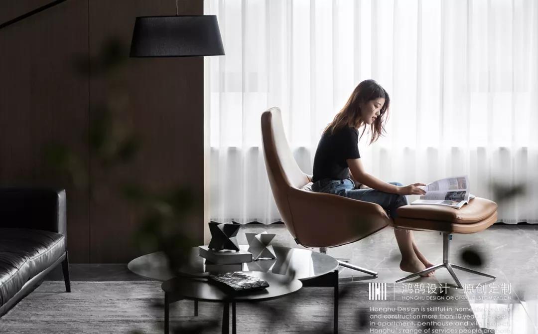 芜湖鸿鹄设计 · 现代简约风平层公寓-14