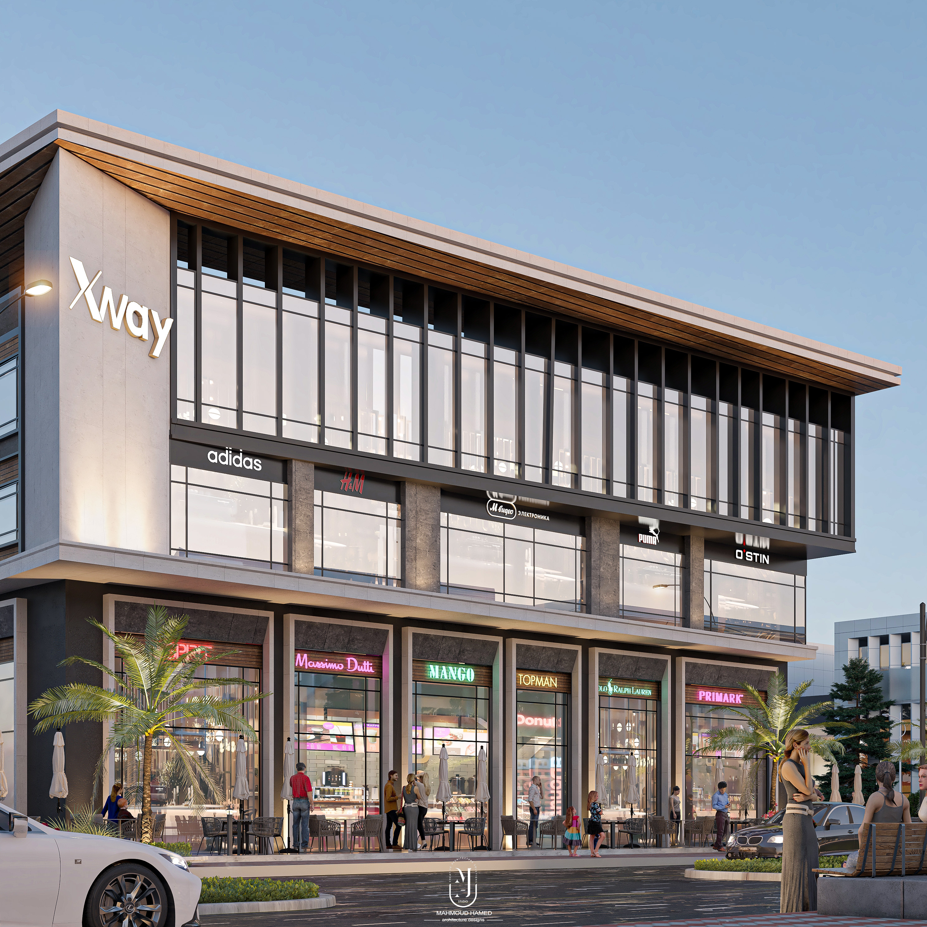 modern mall facade-0