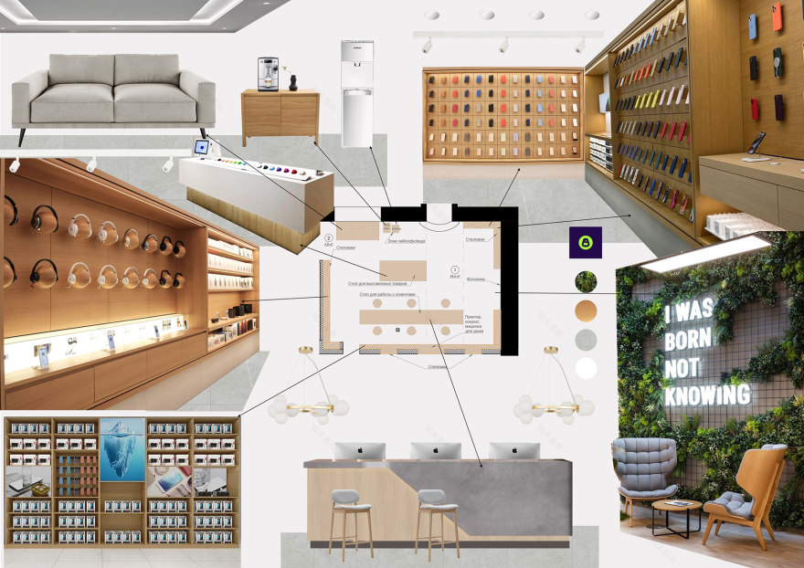 手机店室内设计项目丨未明确提及,文本作者参与设计-2