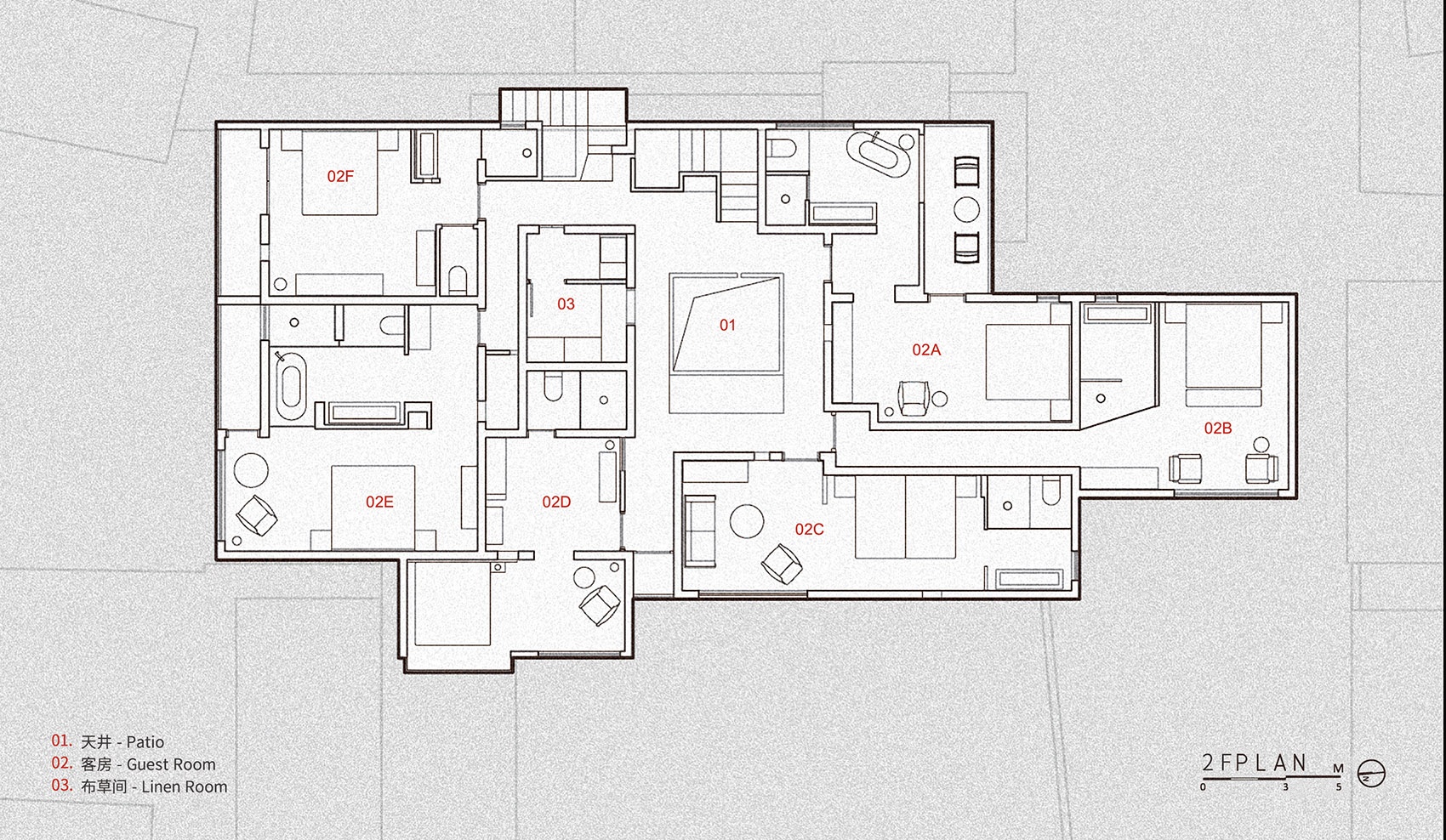 黄山岚叶和庭餐宿丨中国安徽丨边界空间设计-80