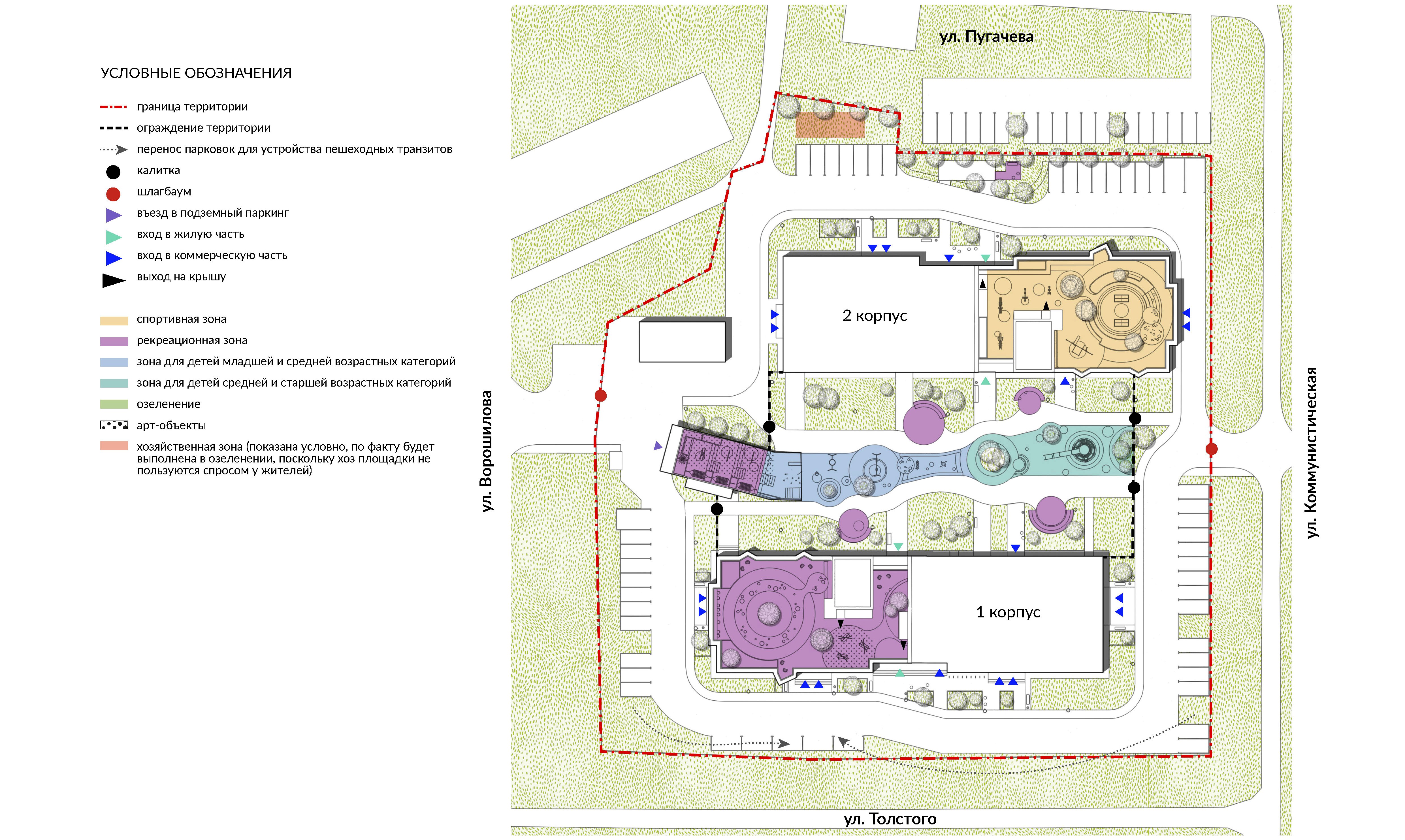 ЖК «НЬЮТОН» 小区景观设计丨俄罗斯奔萨-11