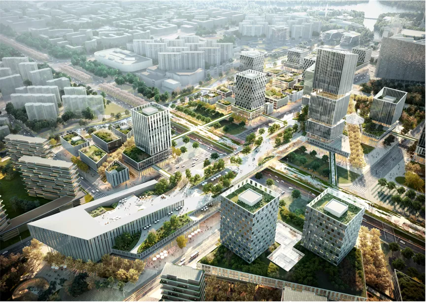 临港滴水湖核心区文旅宜居区地区中心“站城一体化”开发方案丨中国上海丨德国 gmp 建筑师事务所-20