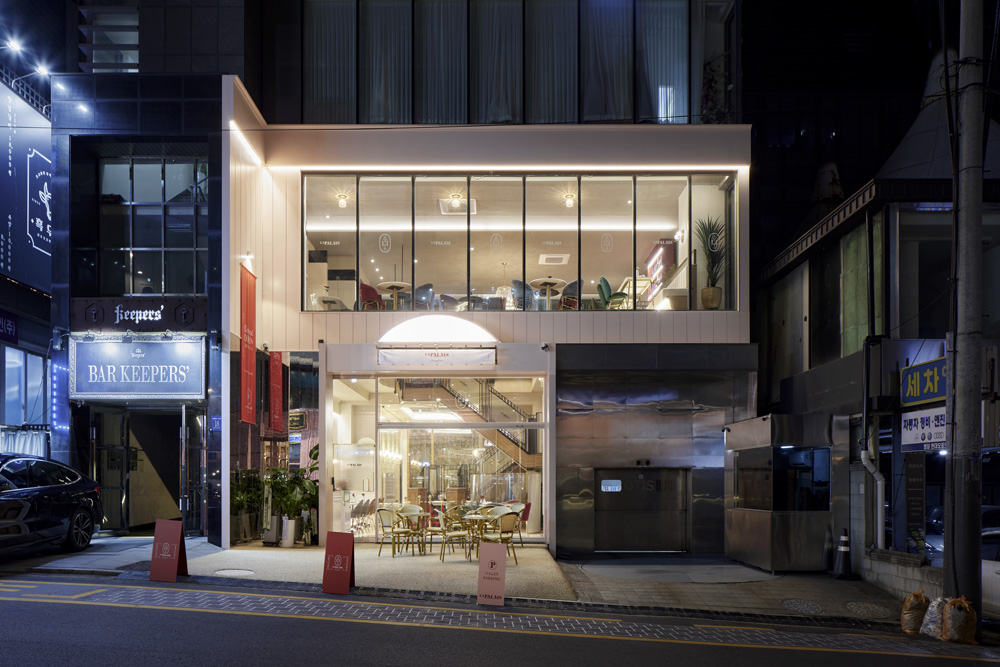 韩国高级餐厅设计，极简奢华风范-2