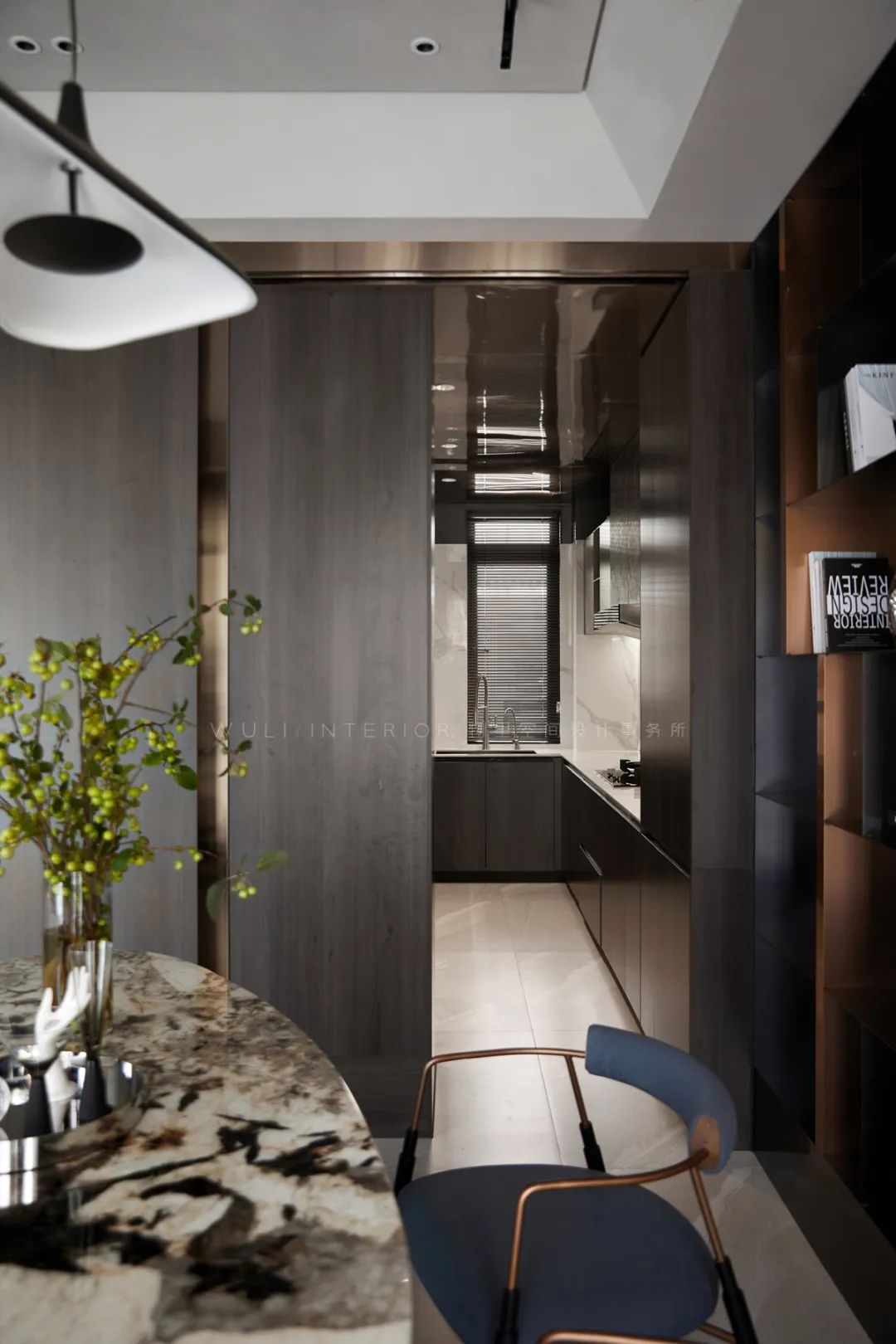 黑域奢境 · 杭州 320㎡港式轻奢别墅设计丨中国杭州丨物里空间设计事务所-35