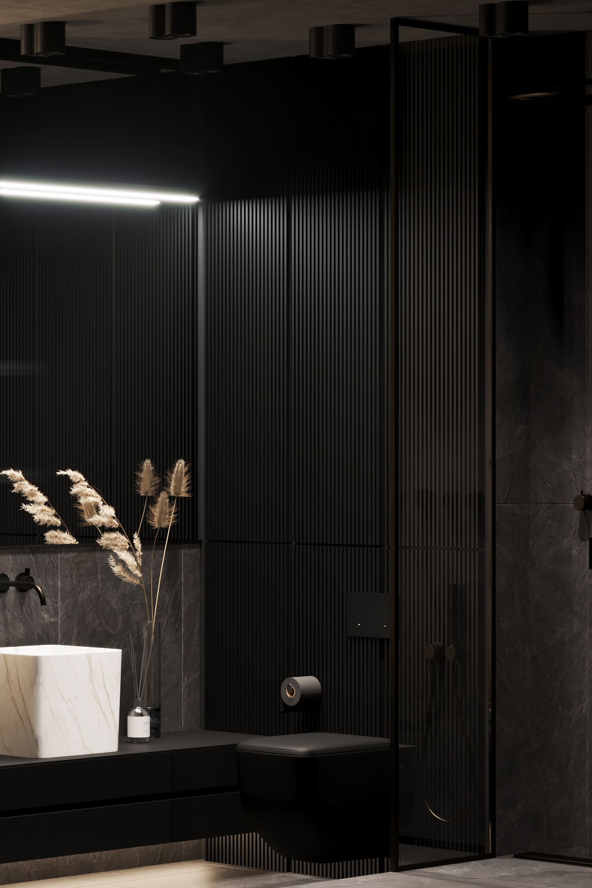 黑暗·浴室丨НеART 设计局-7