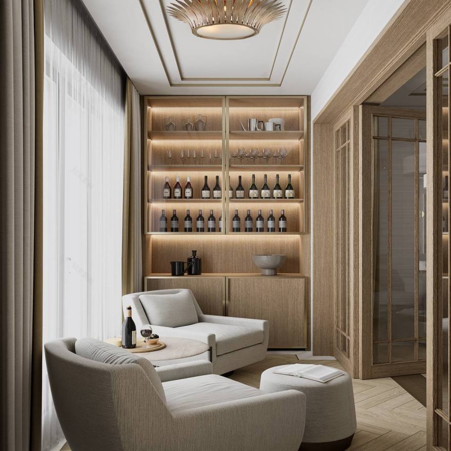 金色和白色搭配出高级感 | DE&DE-12