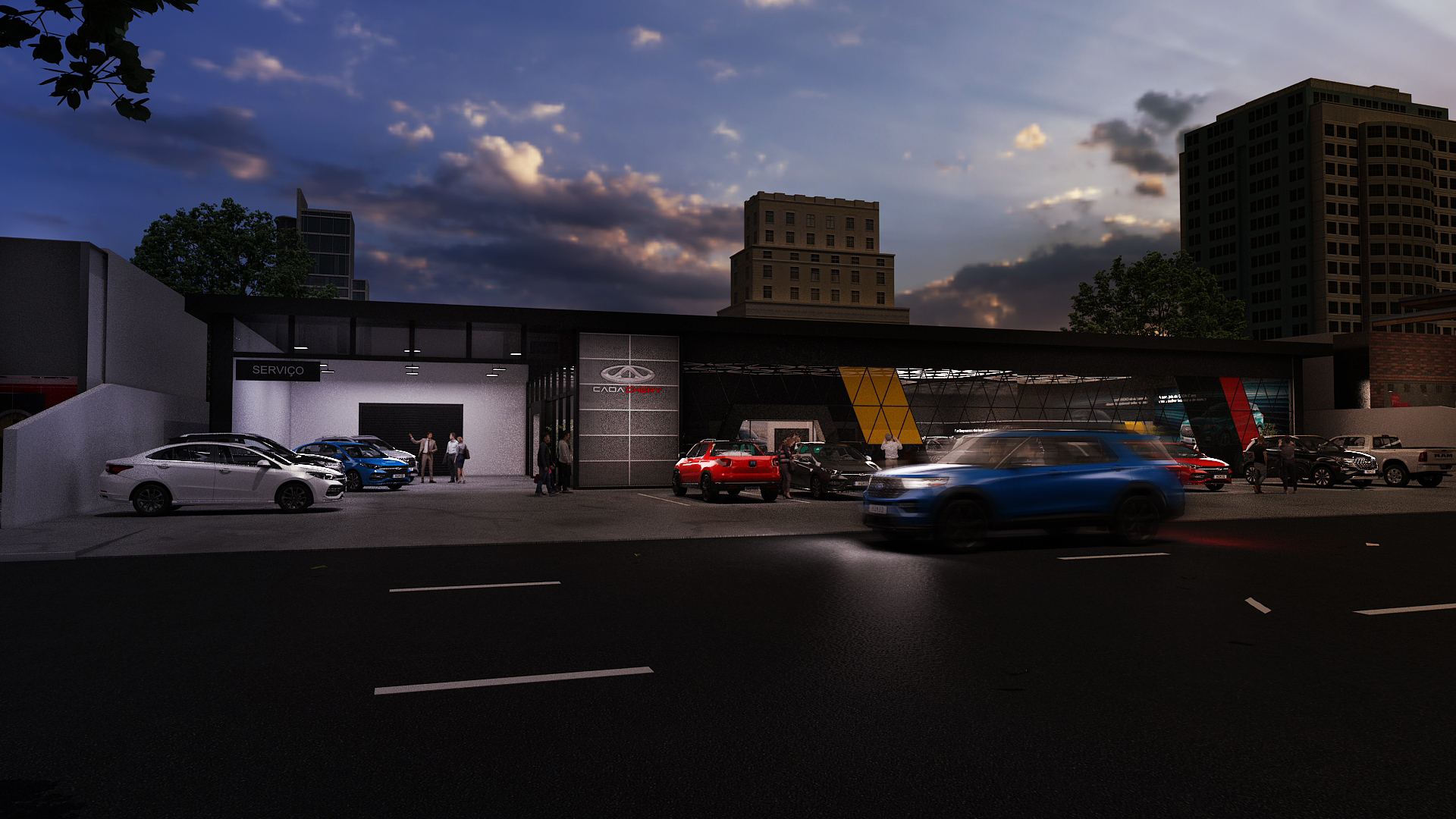 Concessionária Caoa Chery - Espaço Construído-2