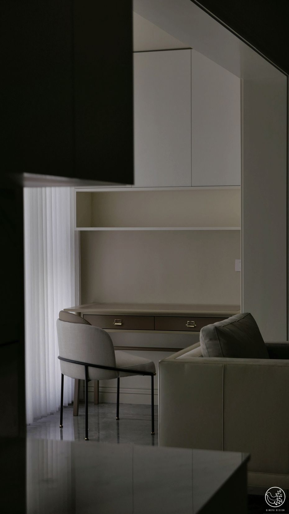 J 家美式轻奢淡颜系平层设计丨中国成都丨刘丽-26