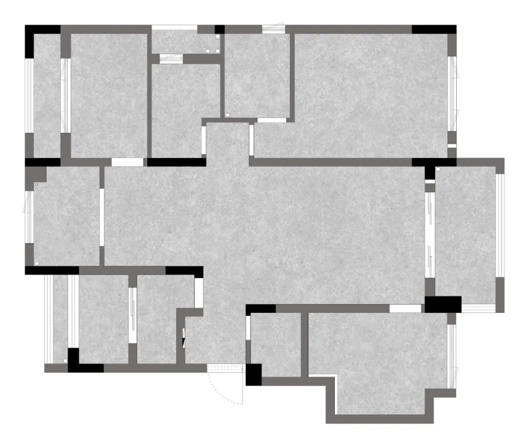 合肥飞墨设计新作 | 120㎡现代混搭风家居，打造优雅三代同堂生活-8