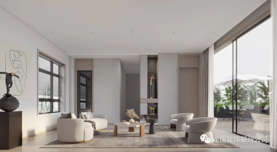 普罗理想国300㎡现代简约风丨郑州龙瑞装饰工程有限公司-46