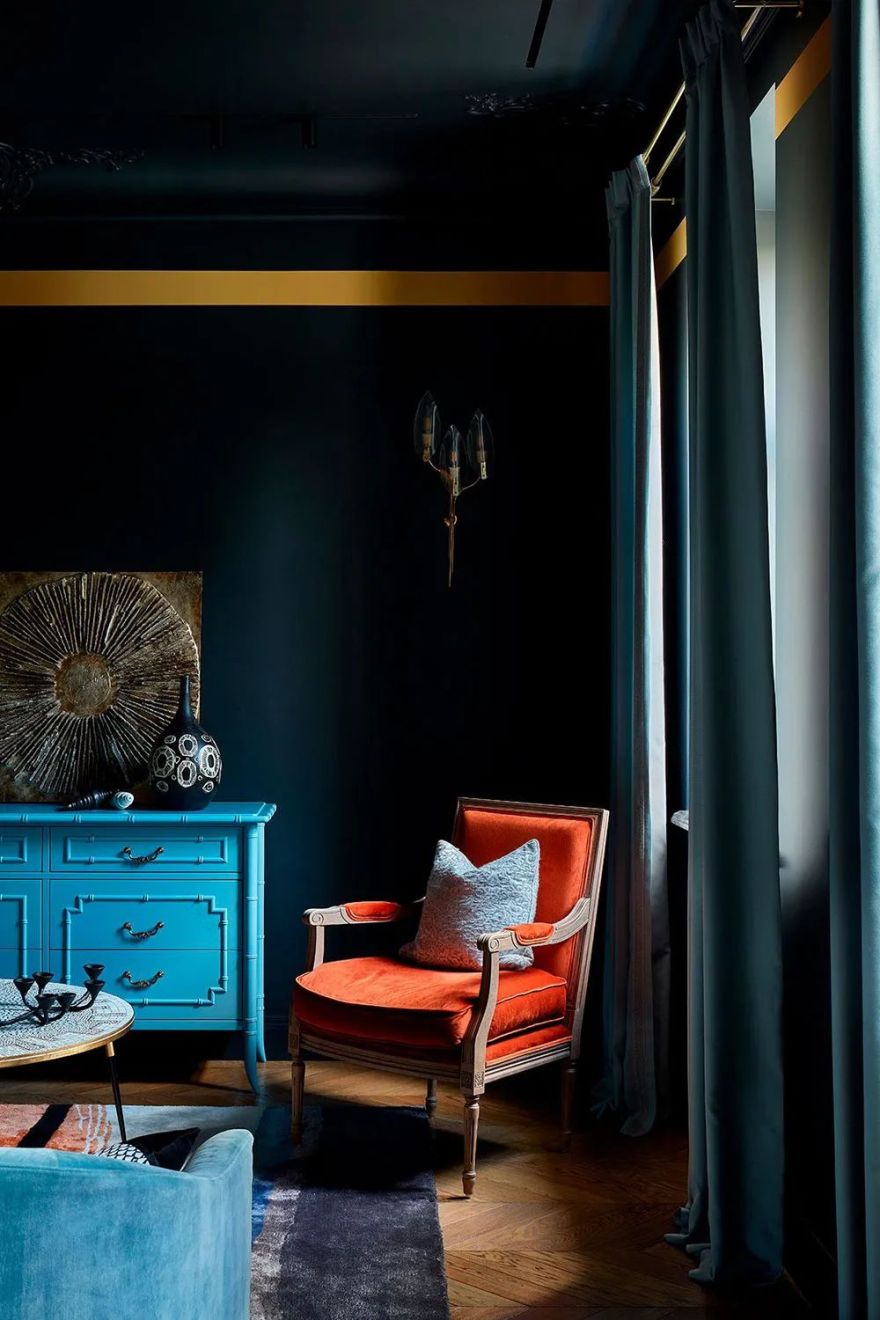 莫斯科市中心典雅浪漫别墅设计丨俄罗斯莫斯科丨Alisa Shabelnikova-1