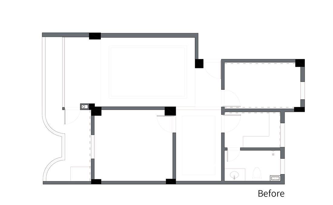 80㎡暗房翻新,简约禅意空间的逆袭-15