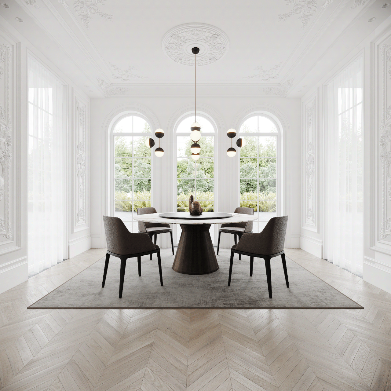 法式复古风室内设计案例丨VINHN-26