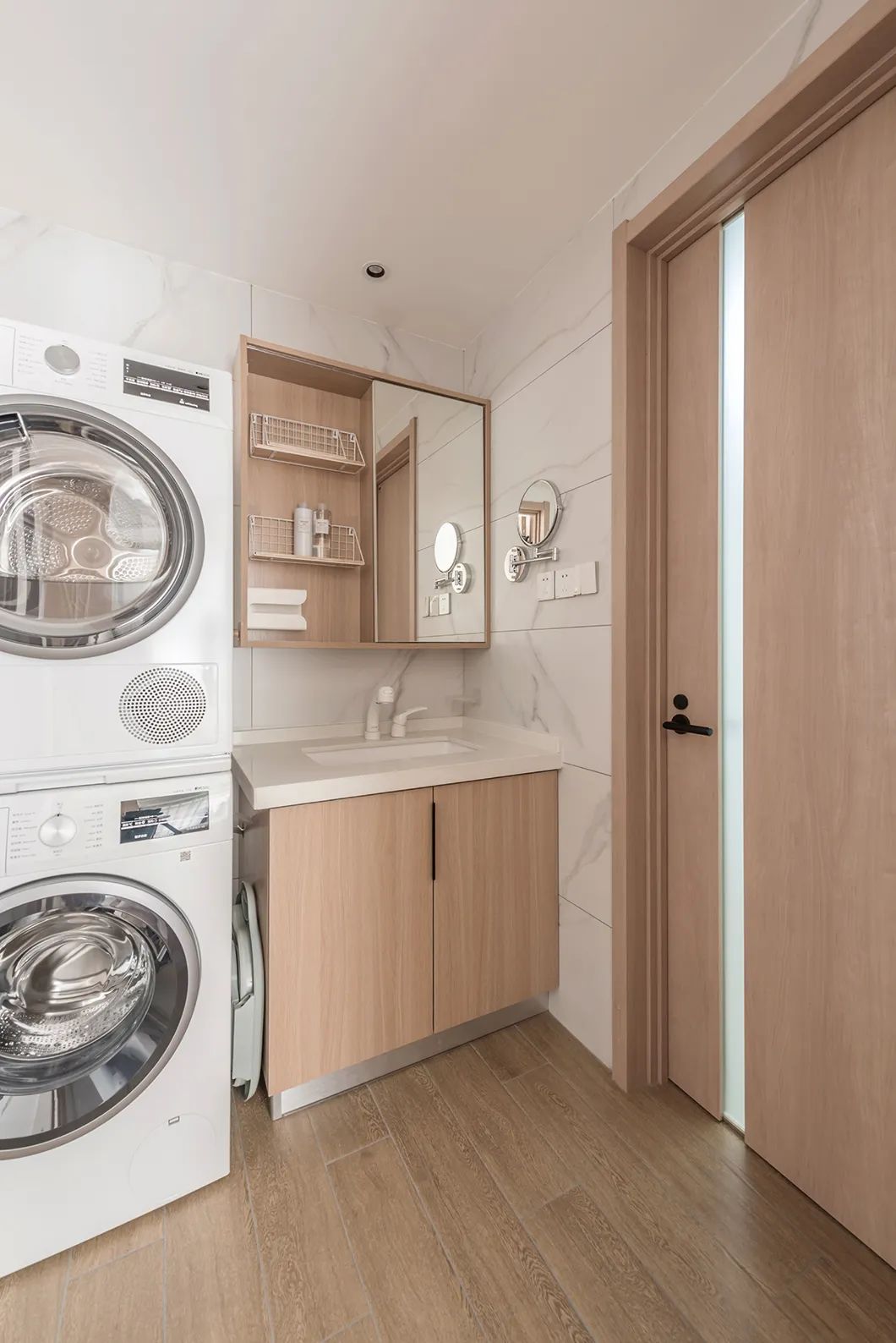 极简原木＋禅意！打造通透互动的舒适家居空间-112