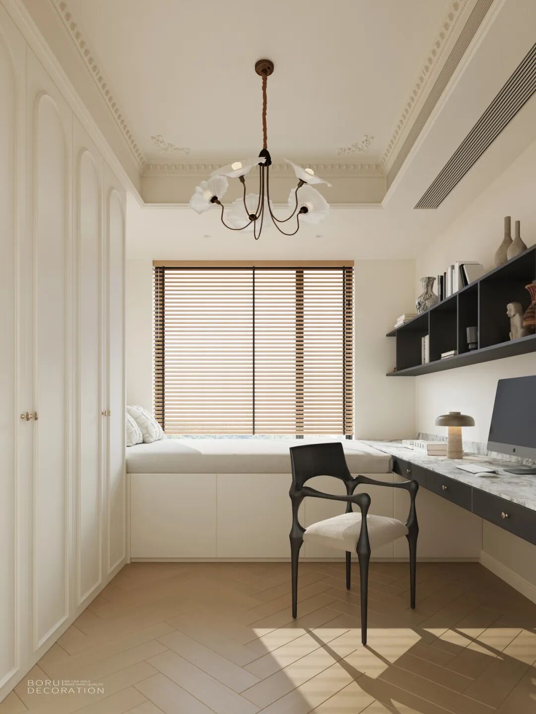 138㎡法式复古|当新古典遇上现代生活，独特的优雅对话-24