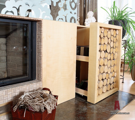 生态风格带斯堪的纳维亚元素的联排别墅室内设计-12