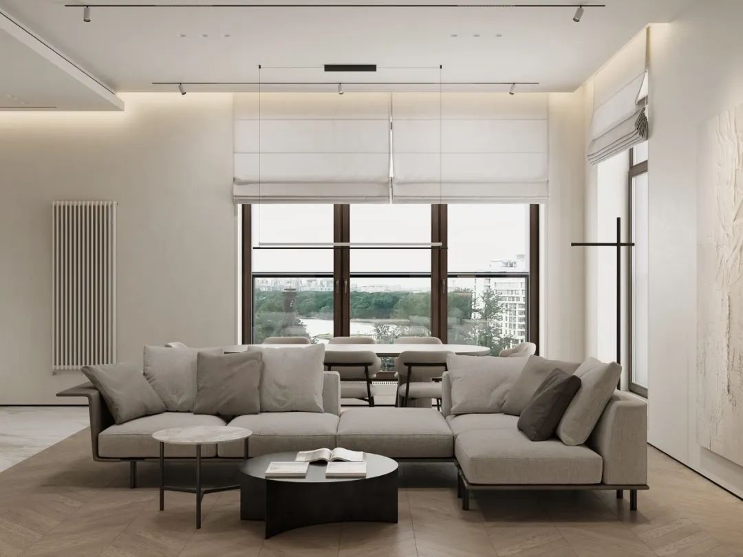 奶油色调的现代空间设计丨俄罗斯圣彼得堡丨DE&DE Studio-10