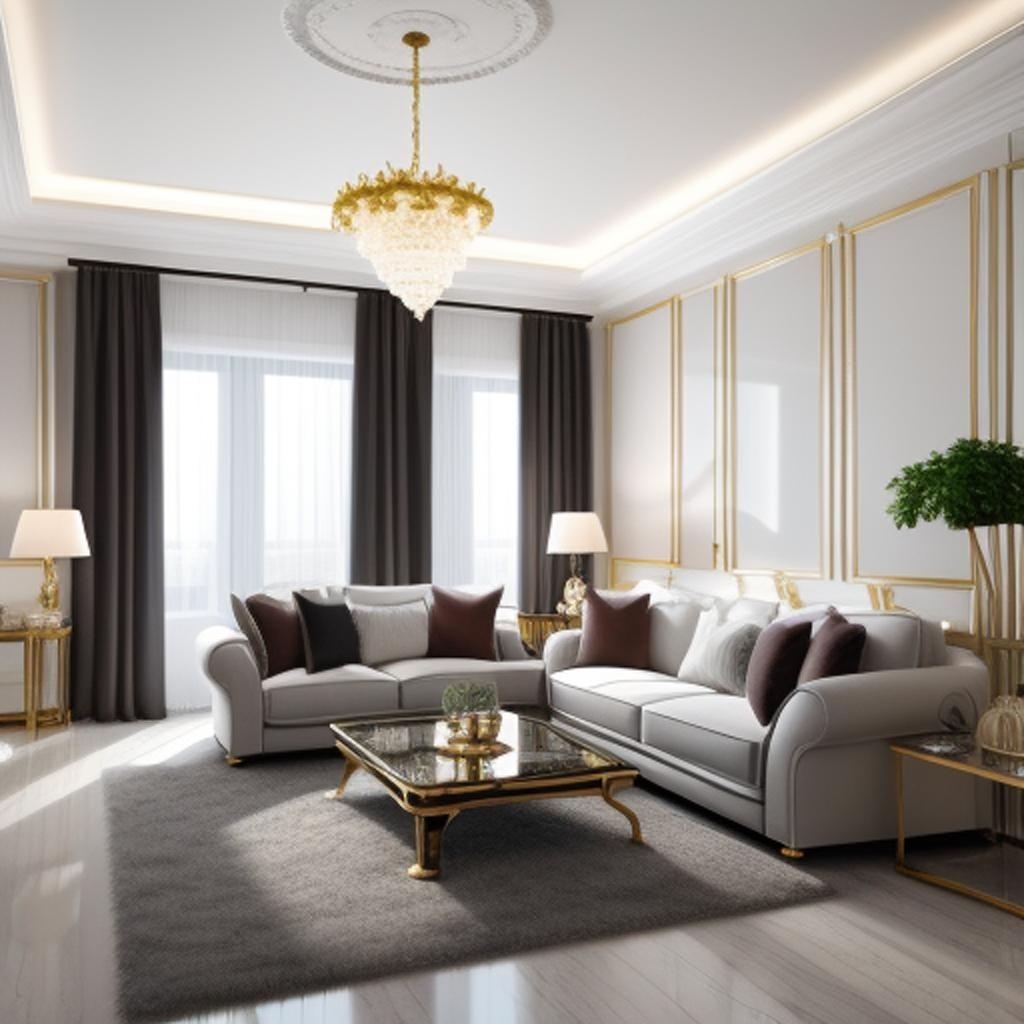 E·quisite Elegance:欧洲风格客厅室内设计丨韩国华城市-4