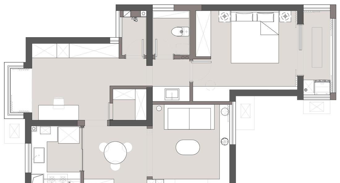 复古轻甜×包豪斯独居空间设计丨中国南京-49