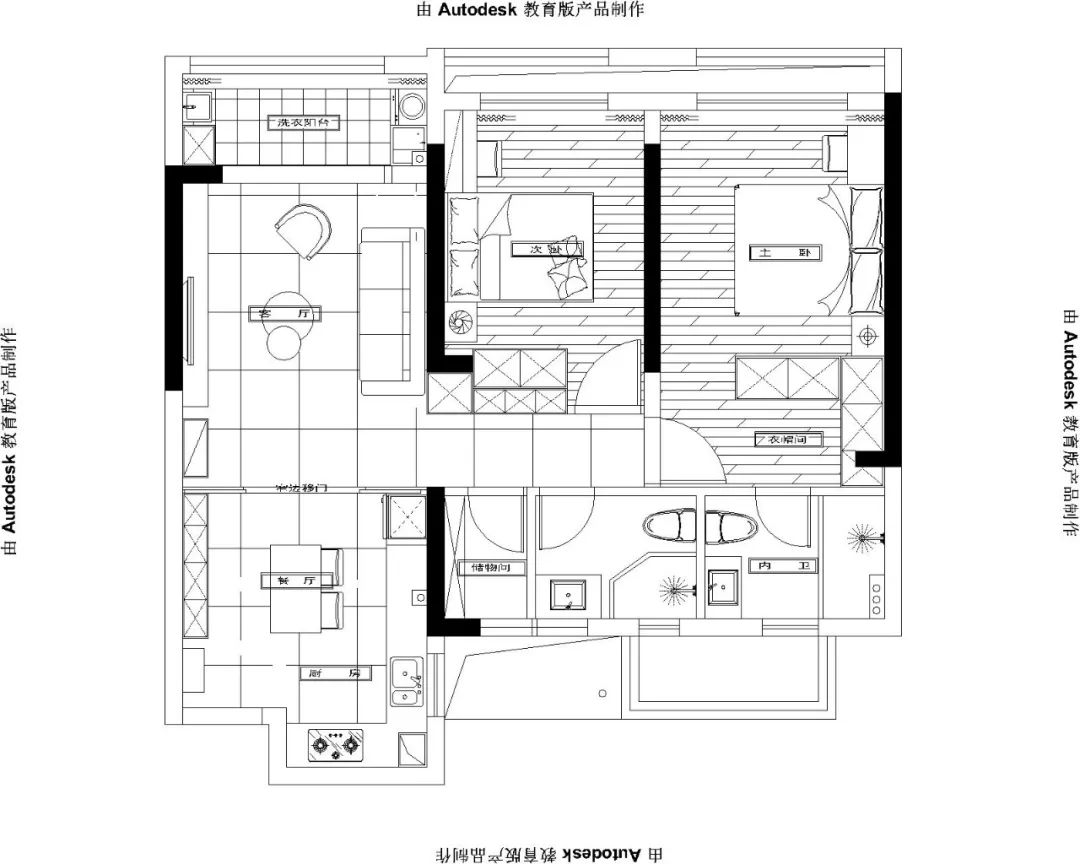 中梁壹号现代黑白家居丨中国嘉兴丨博艺装饰工程有限公司-12