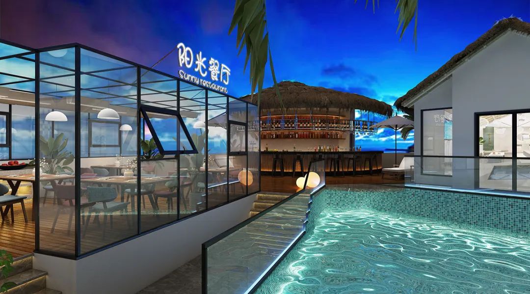 三亚短笛酒店 | 轻装修,重装饰的清新美-28